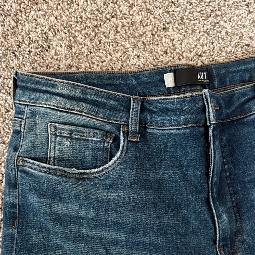 Kut from the Kloth Dark Blue Denim Jeans - Picture 2 of 8